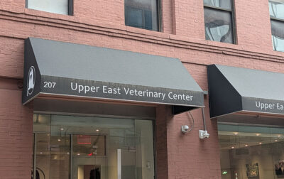 Upper East Vet Front Awning